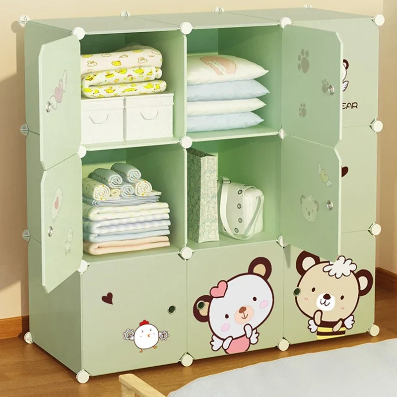 

Mini Space Saving Wardrobe Portable Partitions Nordic Exterior Modern Wardrobe Nordic Cheap Baby Plastic Muebles Salon Furniture