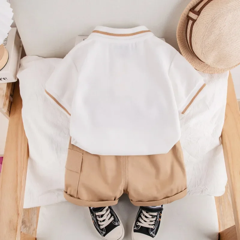 

New Summer Baby Clothes Suit Children Boys Casual T-Shirt Shorts 2Pcs/Set Toddler Sports Costume Kids Clothing Infant Tracksuits