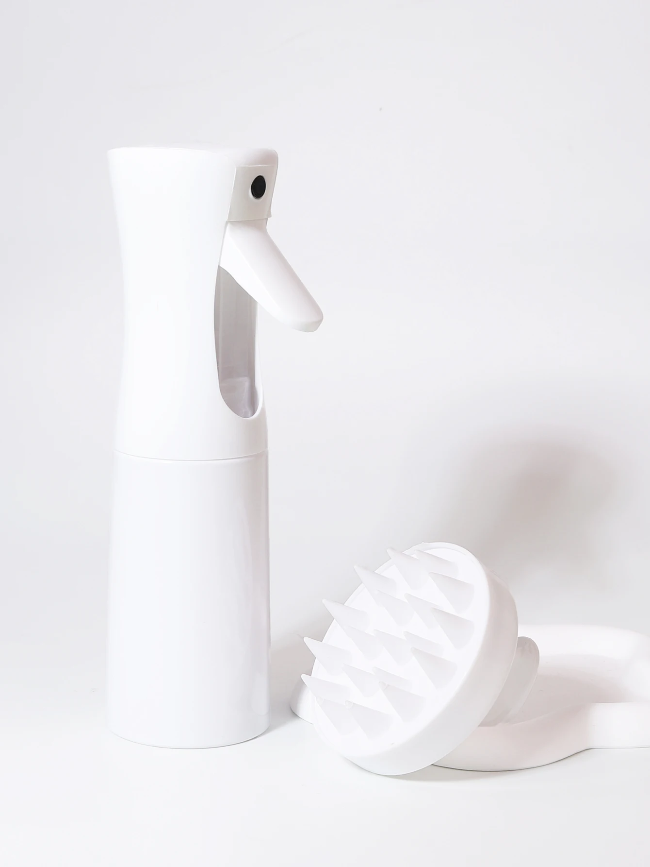 2 قطعة من زجاجة رذاذ الشعر مع فرشاة شعر زجاجة رذاذ الزيت صبغ الشعر شامبو صالون تصفيف الشعر أداة خاصة للشعر المستعار الحقيقي ﻿