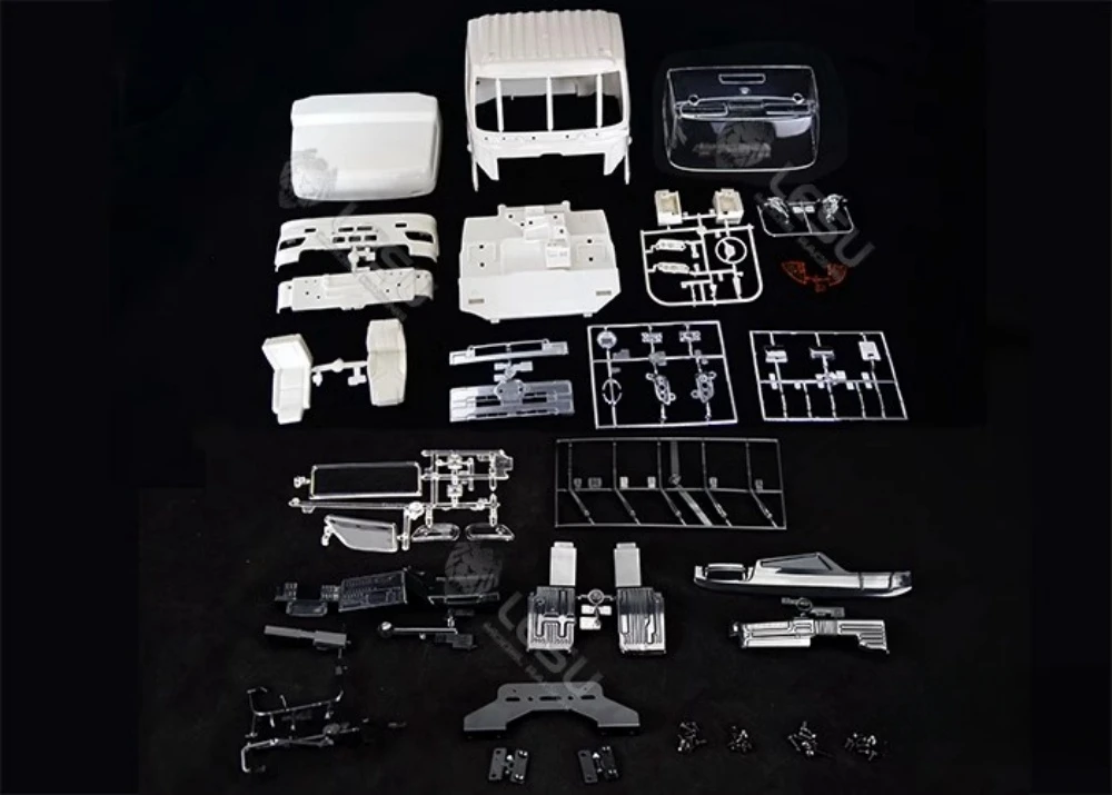 1/14 truck cab interior sets. Lesu dump truck 6X4 hino700 Upgrade parts. 1/14 Tamiya tip truck diy Modification. RC Car toys