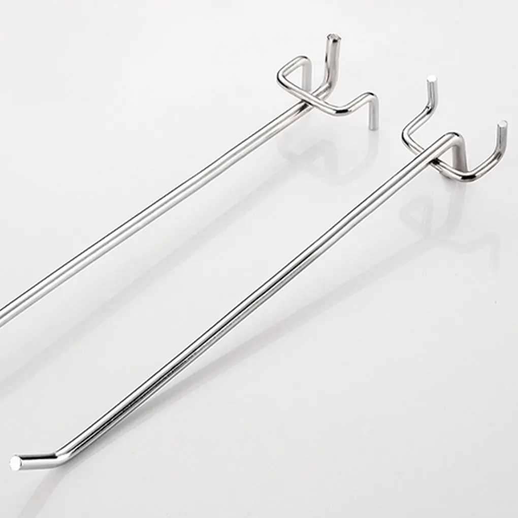 20pack/lot User Friendly Display Hooks Smooth Line And Round Edge For High-end Texture Carbon Steel