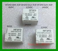 HF3FD 009-H3F 9V HF3FD 012-H3F 12V HF3FD 024-H3F 24V relay 