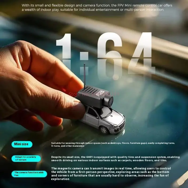 Weili Toys nouveau produit Mini voiture télécommandée FPV 1:64 caméra télécommandée voiture App Version 2.4g spiromètre intégré