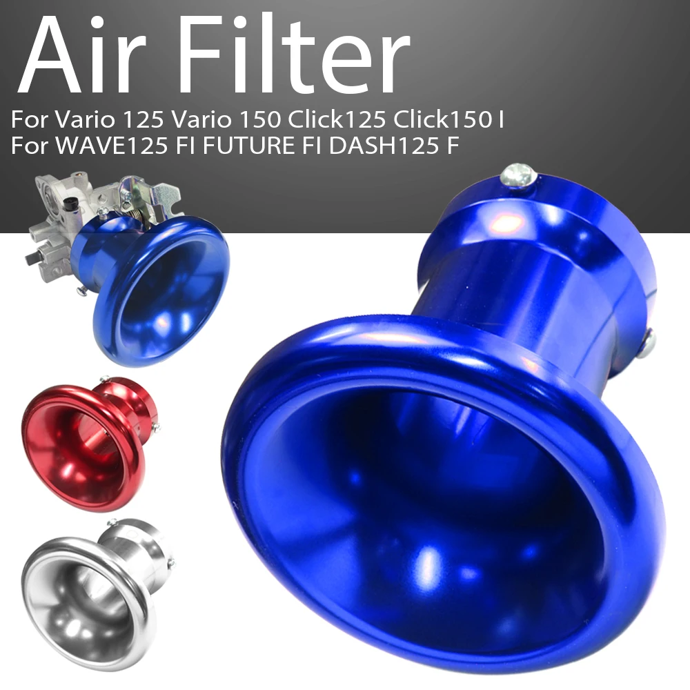 

High Performance Air Filter Cup CNC Aluminum for Vario 150 Click150 CRF110F WAVE110 Wave125i Motorcycle
