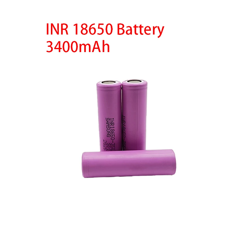 INR18650 35E rechargeable li-ion battery 3400mAh3.7V high-power 34A continuous discharge high-current rechargeable battery