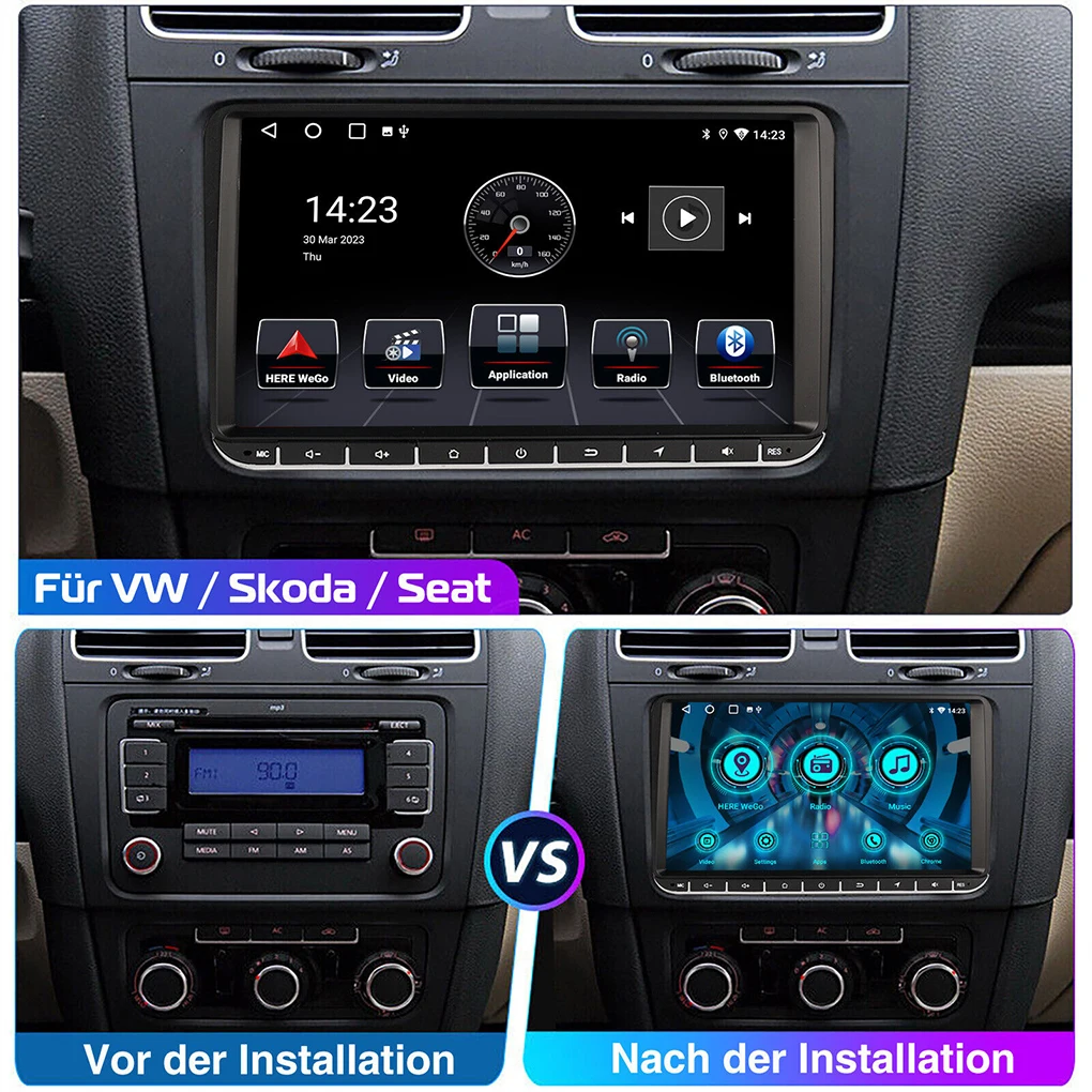 Car Entertainment With Car Stereo Radio Android Auto USB CAR / Android Auto RDS Wi-Fi Touchscreen 1+16G