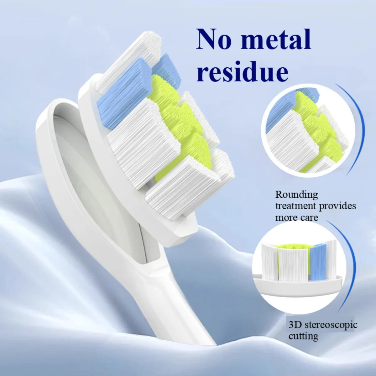 

Насадки для щеток, 10 шт., для электрической зубной щетки серии Philips H X3/6/8/9, вакуумная герметичная упаковка, сменные насадки для зубных щеток