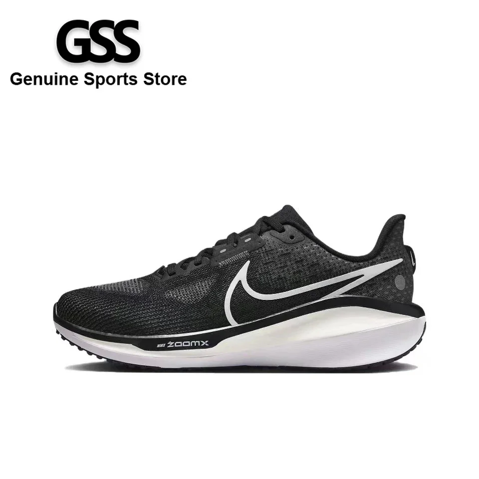 Original Nike Vomero 17 Black White color Unisex Men and Women Running Casual Marathon Professional Breathable Shoes FB1309-004