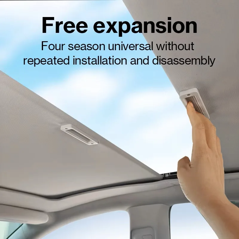 Retractable Panoramic Sun Visor for Compatible with Model Y Juniper 2025 2026& Model 3  2020-2024 Highland Anti-UV Sunshade