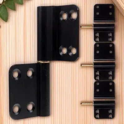 

4pcs Aluminum Alloy Heavy Duty Bathroom Door Hinges Left Right Open Easy Install Rotatable Replacement for Interior Exterior
