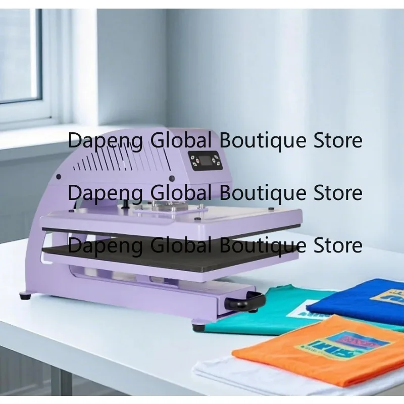 New Design 40x50cm Purple Electric Automatic Slide - Out Heat Press Machine for T-shirts