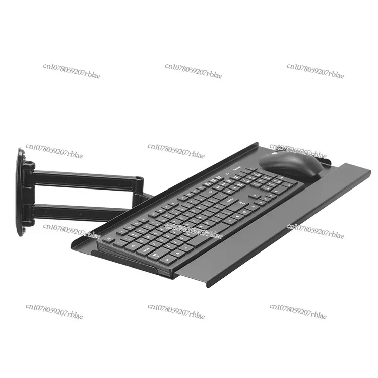 Racing Emulator Aluminum Bracket Special Plate Wall-mounted Telescopic Adjustment Handle Wireless Mouse Rotating Keyboard Holder