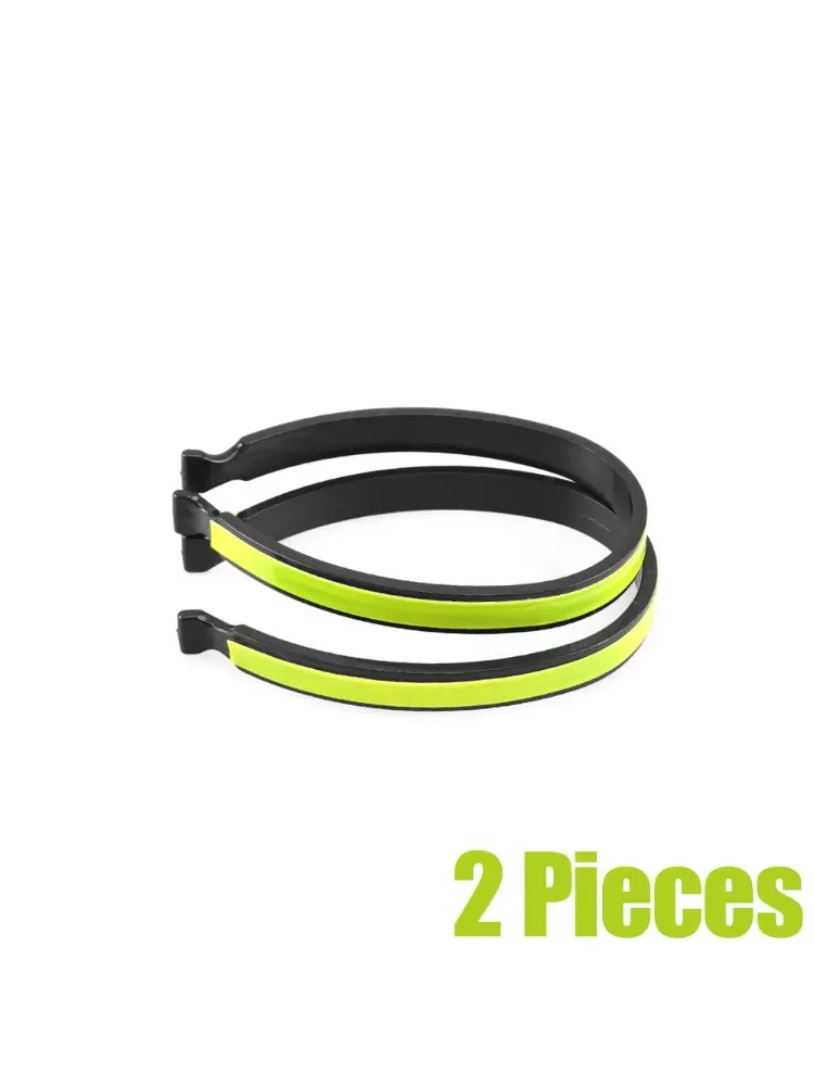 AliExpress NONE 2PCS Reflective Cycling Ankle Bands Adjustable Windproof Leg Bind Straps with Secure Clips for Pants and Trousers