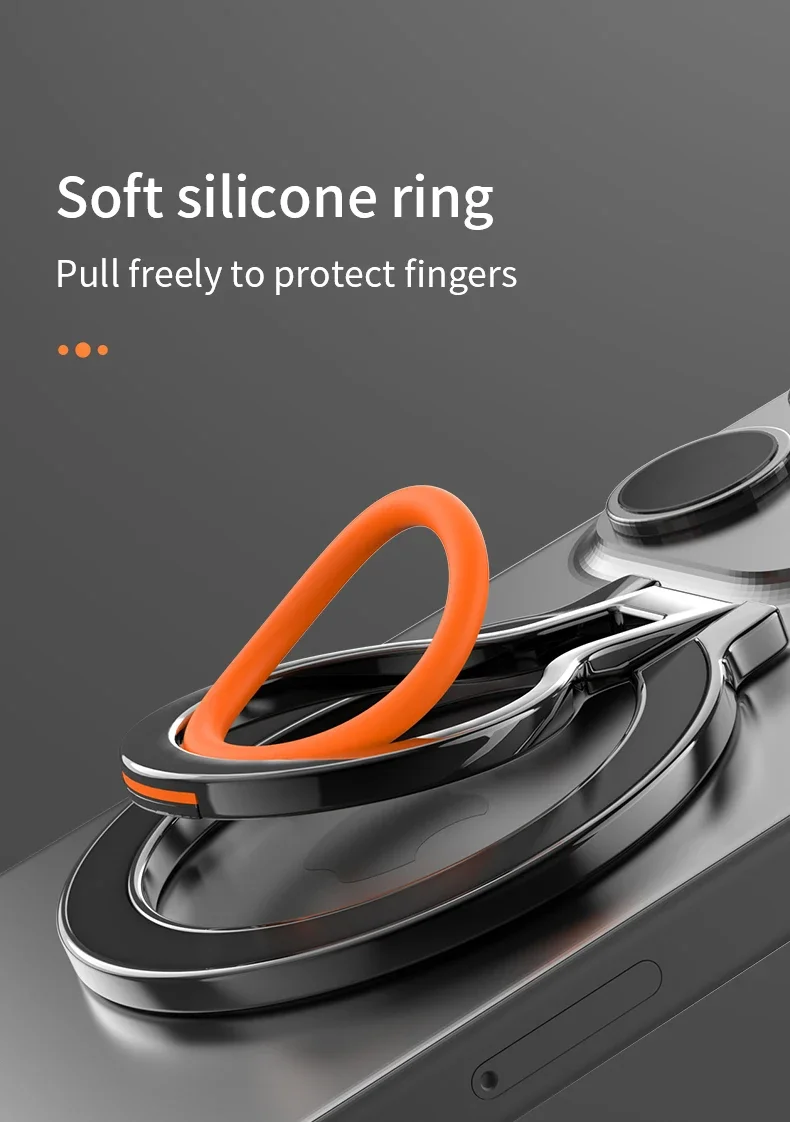 Handy-Fingerring-Magnethalter für Magsafe, starke Magnethalterung, 360-Grad-Drehständer – Detail 7