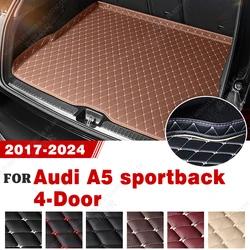 Car Trunk Mat For Audi A5 Sedan/sportback 4-Door 2017 2018 2019 2020 2021 2022 2023 2024 carpet interior accessories cover