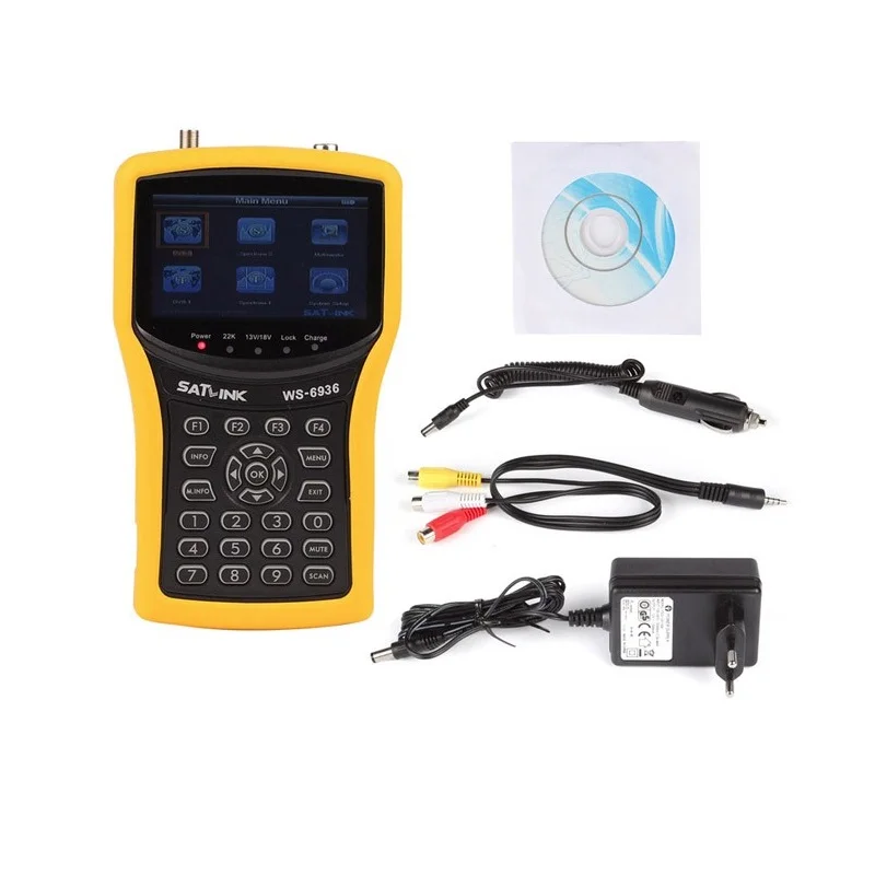 Satlink WS-6936 SatelliteFinder Meter Satlink Combo DVB-S/T Spectrum analyzer