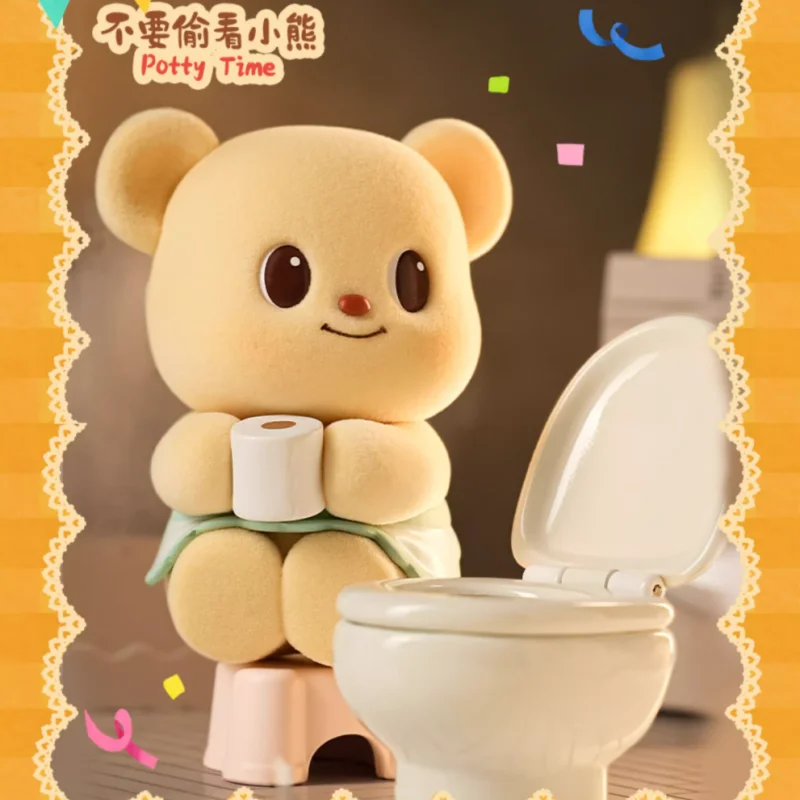 New Butter Bear Blind Box Leisure Time Series Dolls Sweet Tea/Bubble Bath/Bed Time Kawaii Art Toy Figure Girlfriend Child Gift