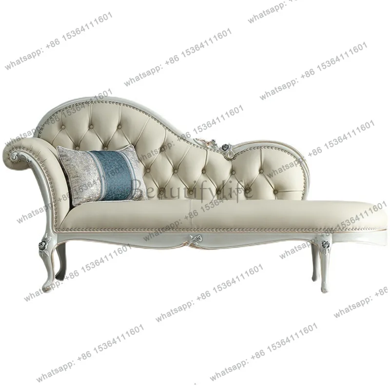 

Французское неоклассическое американское кресло-софа для спальни, простое европейское одноместное кресло-софа, мебель