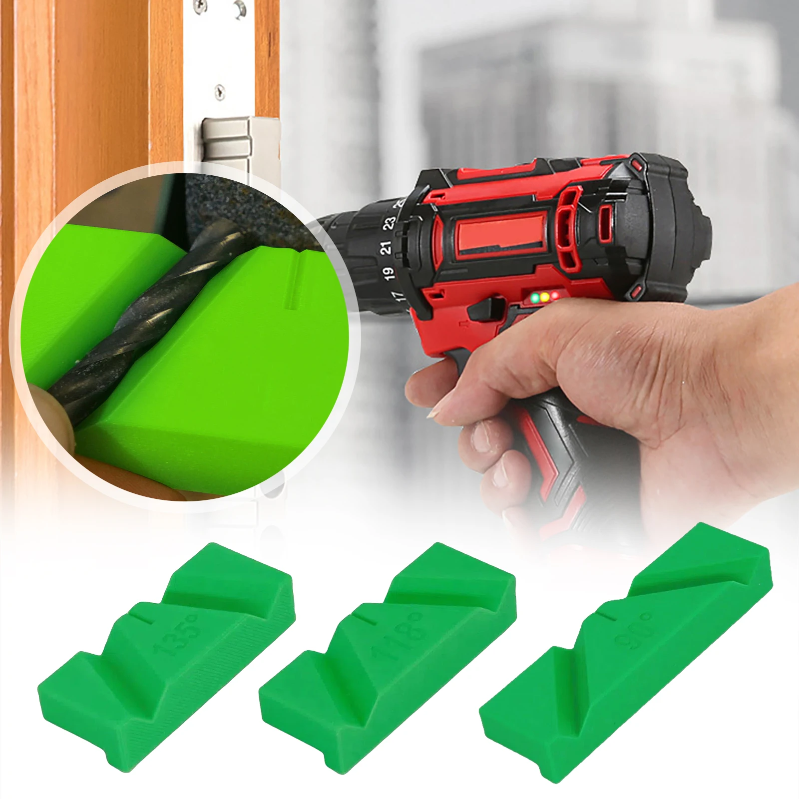 90°/118°/135° Drill Sharpener Grinding Tool Angle Grinder Auxiliary Tool Bench Grinder Drill Jig for DIY Sharpening Maintenance