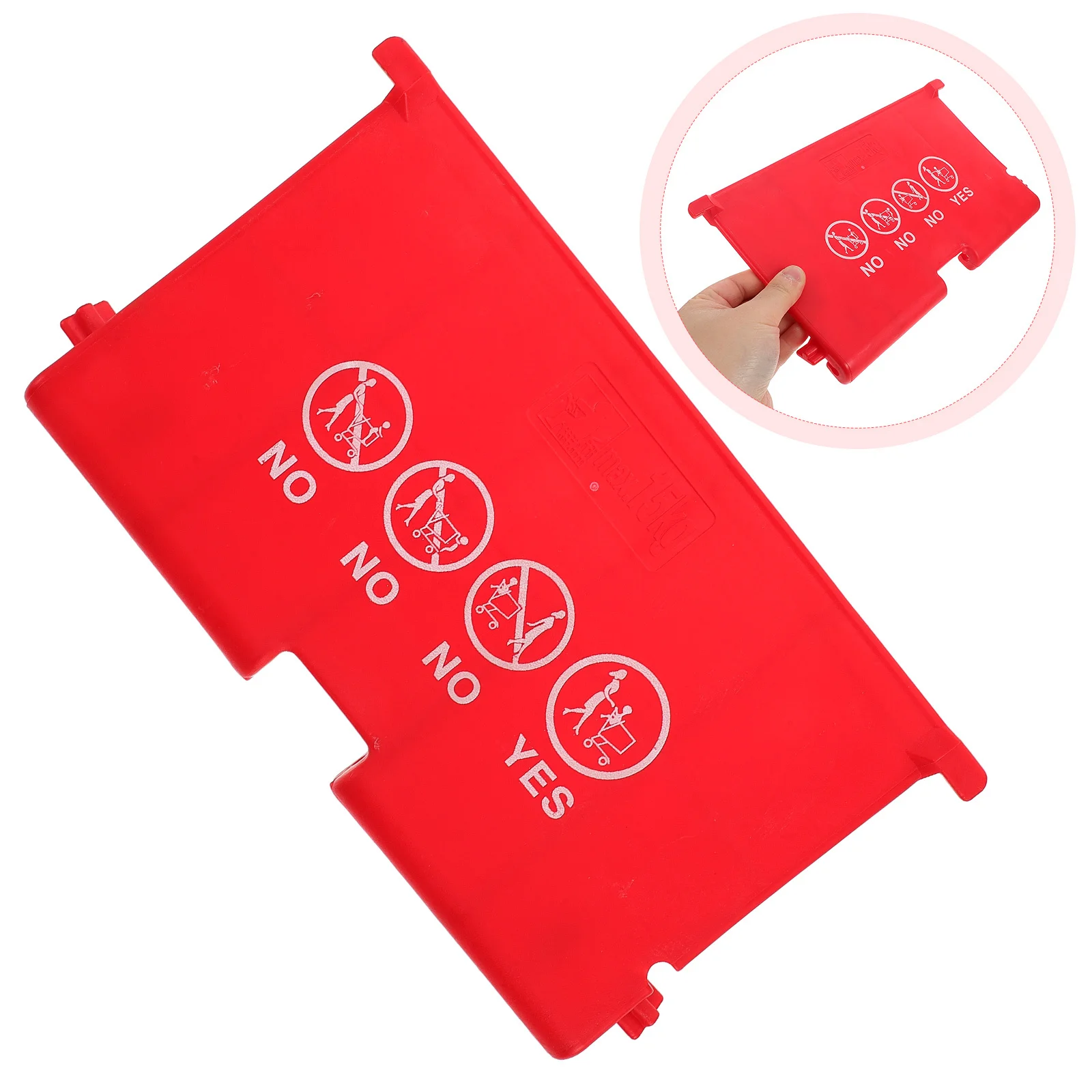 

Корзина для покупок Доска для малышей Детская безопасность Удобные сиденья Прочная конструкция Простая установка L Мини-тележка для покупок для детей