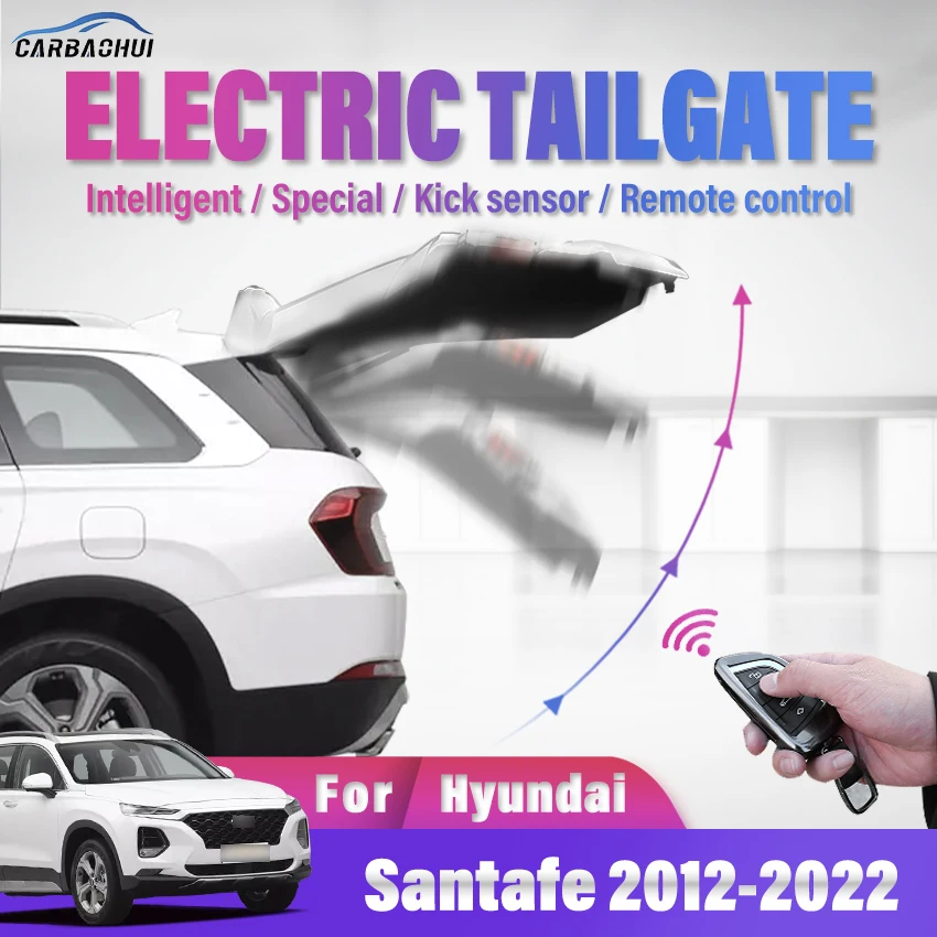 

Car Electric Tailgate Automatic control Trunk drive Car lift Rear door power kit For Hyundai Santafe 2012-2022,Electric Trunk