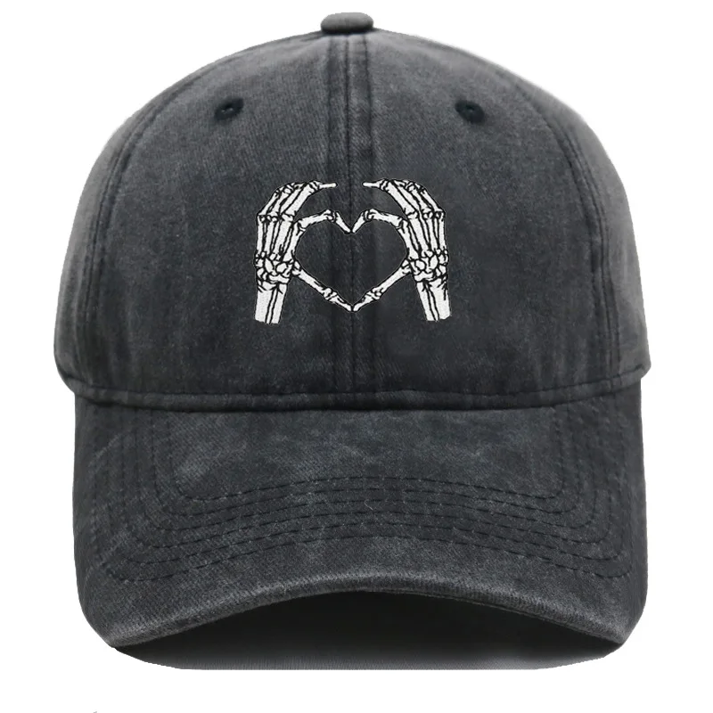 

Новая хлопковая кепка унисекс с вышивкой Magic Claw Love, винтажная бейсболка для мужчин и женщин, повседневные уличные кепки для мужчин