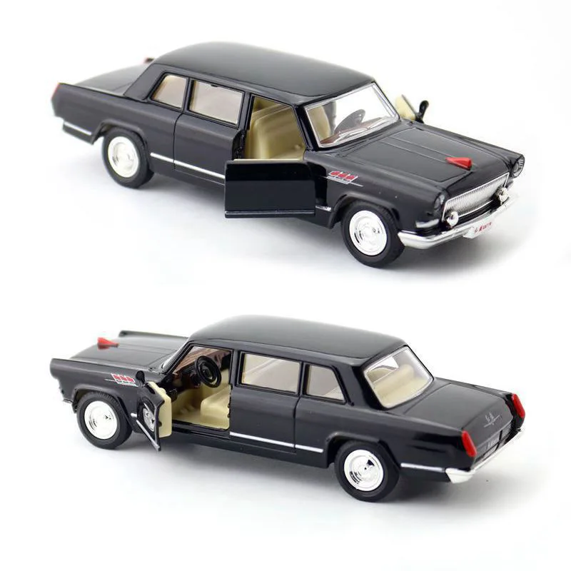 High simulation 1:48 alloy hongqi CA770 model, pull back car toys, gift children\'s transportation toys, hot sale