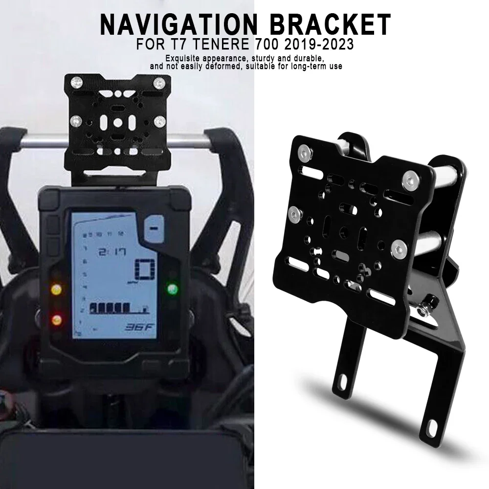 

For YAMAHA T7 Tenere 700 2019-2023- Motorcycle Accessories GPS Installing the phone holder navigation bracket