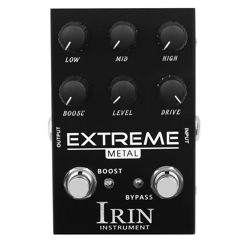 IRIN AN-42 Extreme Metal Distortion Effects Pedal Low Mid-High Gain Boost with Separate EQ Controls Electric Guitar Accessories