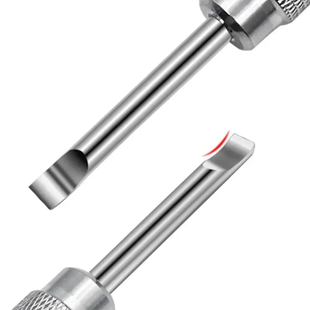 1 Stück Metall-Reparaturwerkzeug, Hebelwerkzeug, neu, zum Batteriewechsel, Gehäuseöffner, Schraubentferner für Uhrmacher, Uhrengehäuseöffner – Detail 6
