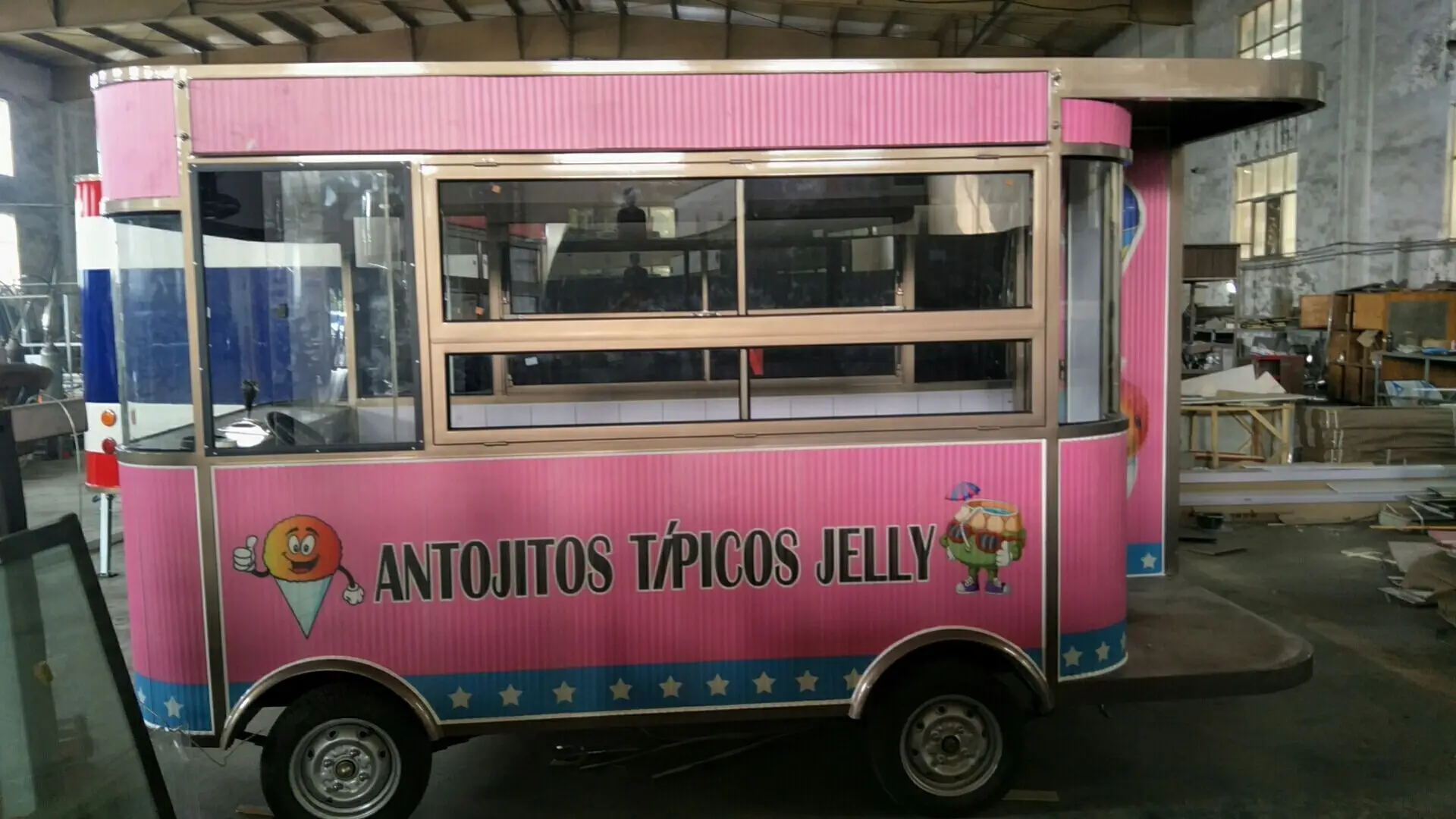 電気自動販売バン,モバイルフードトラック,ケータリングトレーラー,ホットドッグ,アイスクリーム,バブルティー,コーヒーカート,ストリート,在庫あり