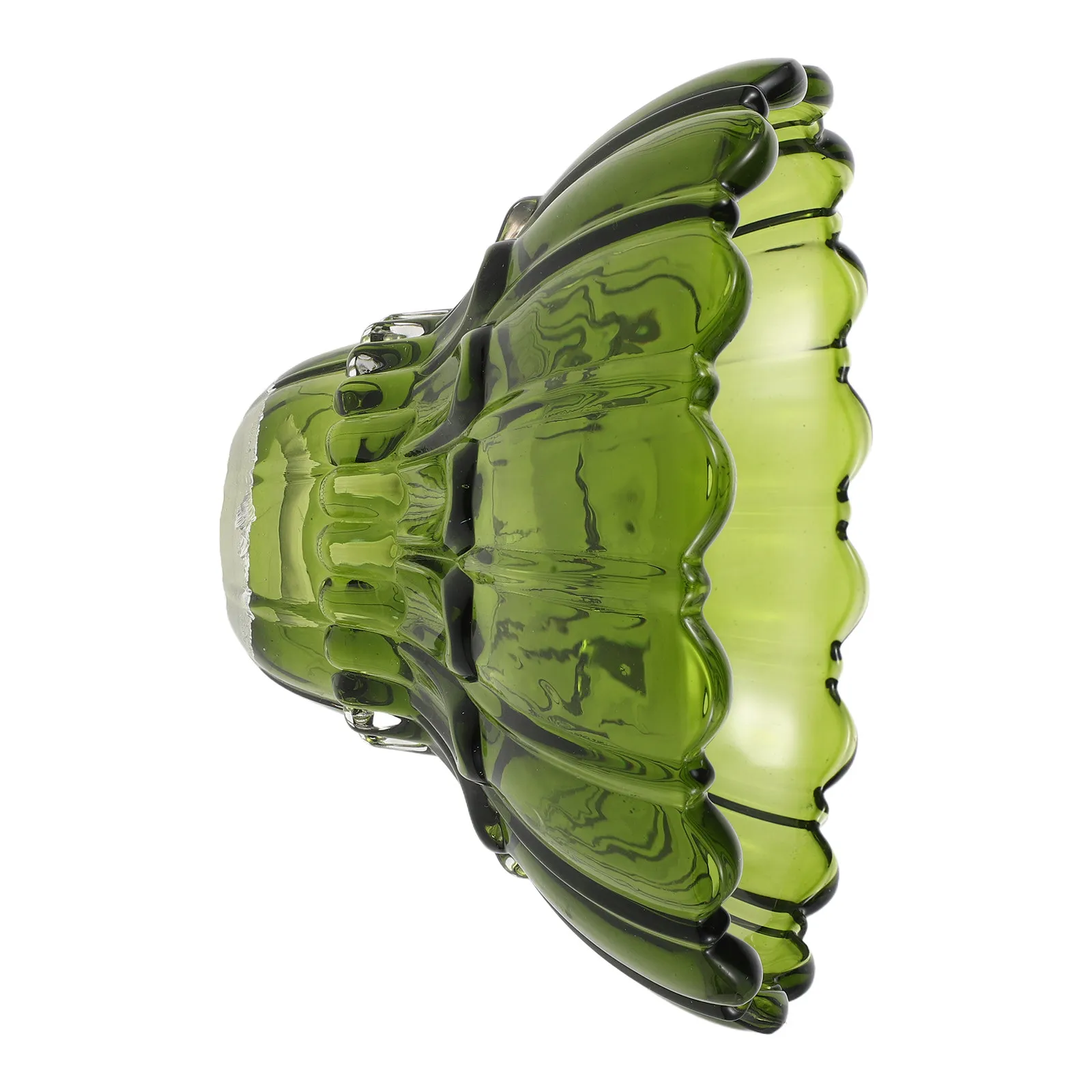 Glass Lampshade Small Flower Bell Shade Light Bulb Cover Replacement for Table Floor Chandelier Wall Sconce 4.2cm Fitter