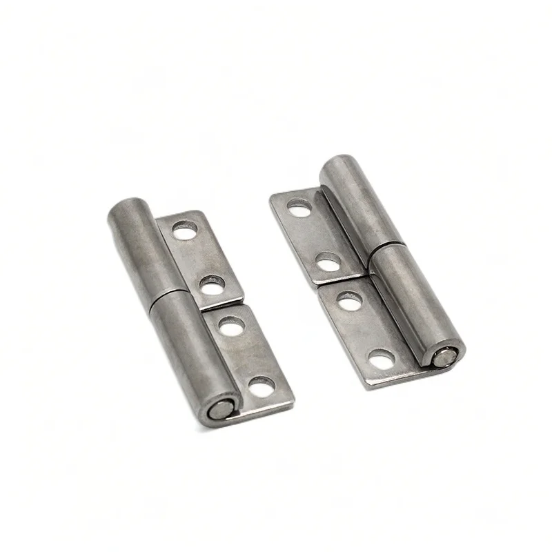 Industrial hardware HT3131 detachable cabinet door hinge 304 stainless steel flat opening flag shaped hinge