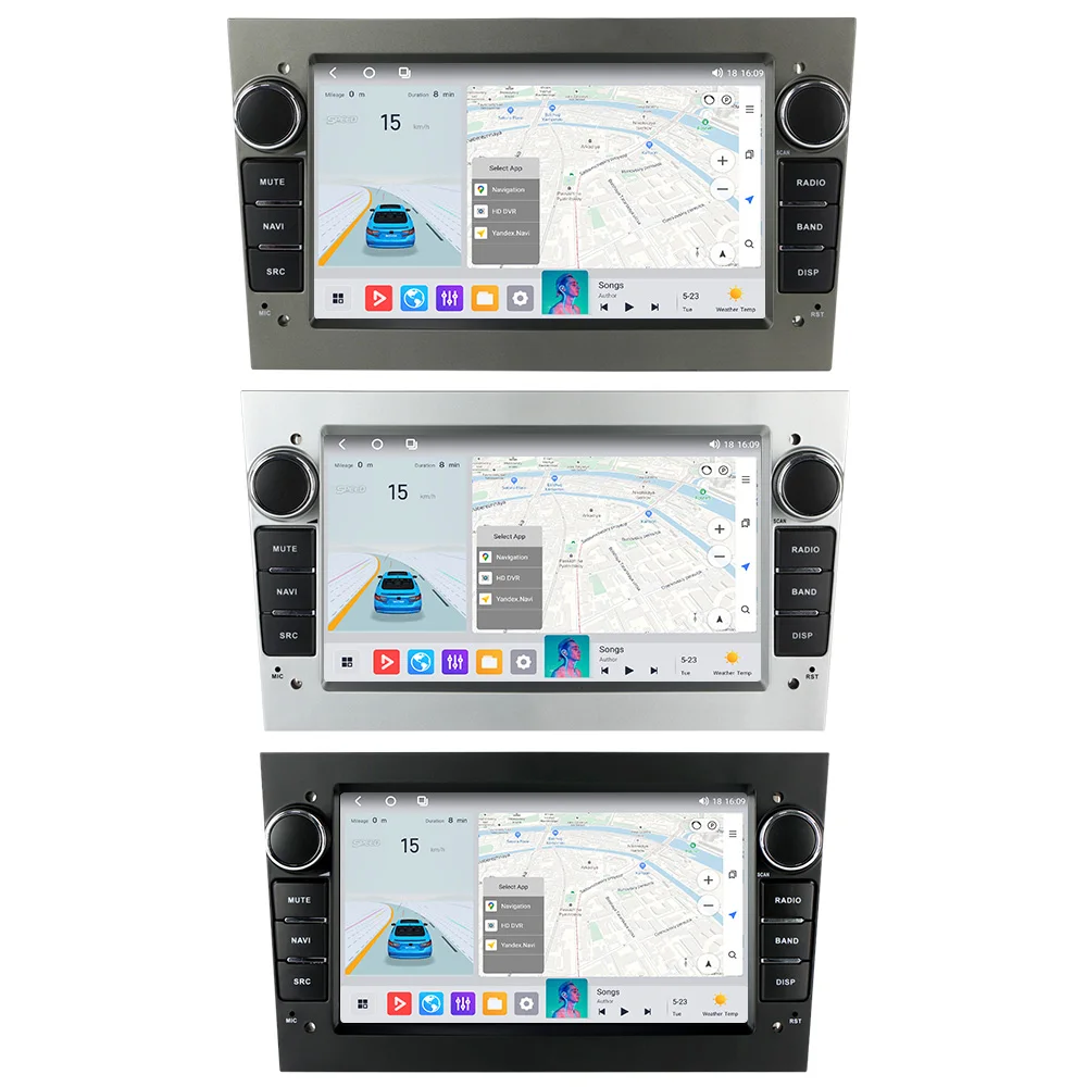 MEKEDE Auto GPS Android 14 Autoradio Carplay Voor Opel Astra H J 2004 Vectra Vauxhall Antara Zafira Corsa C D Vivaro Meriva Veda - afbeelding 2