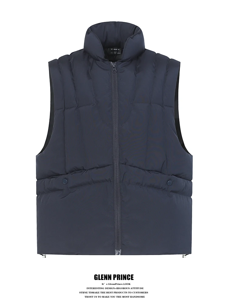 

Мужской зимний свободный теплый хлопковый жилет GPstudio в американском стиле с воротником-стойкой, без рукавов, для пар