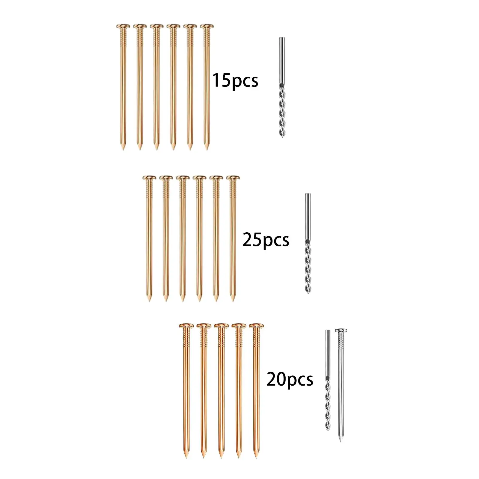 Solid Copper Nails Slating Spikes Large Head Sturdy Professional Hardware Tree Stump Killer Nails for Slating Roofing