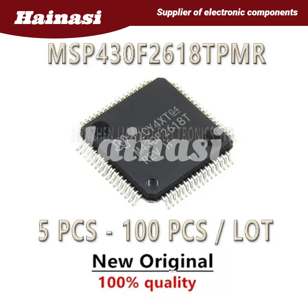 

(5pcs)MSP430F2618TPMR MSP430F2618TPM MSP430F2618 MSP430F MSP430 IC MCU Chip LQFP-64