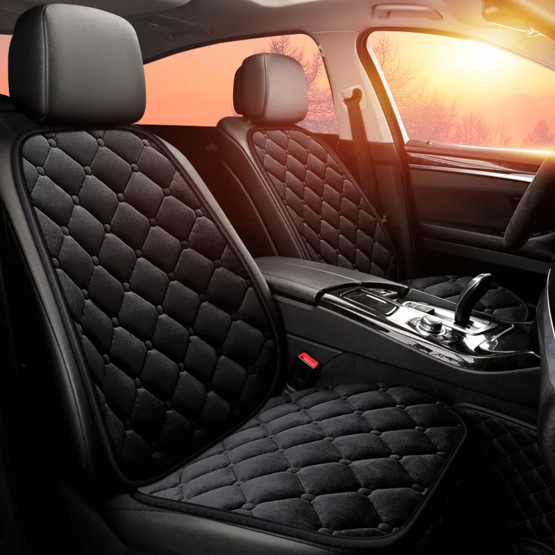 Car Seat Cover Winter Warm Cushion Anti Slip Universal Front Chair Seat Breathable Pad for Vehicle Auto Car Seat Protector