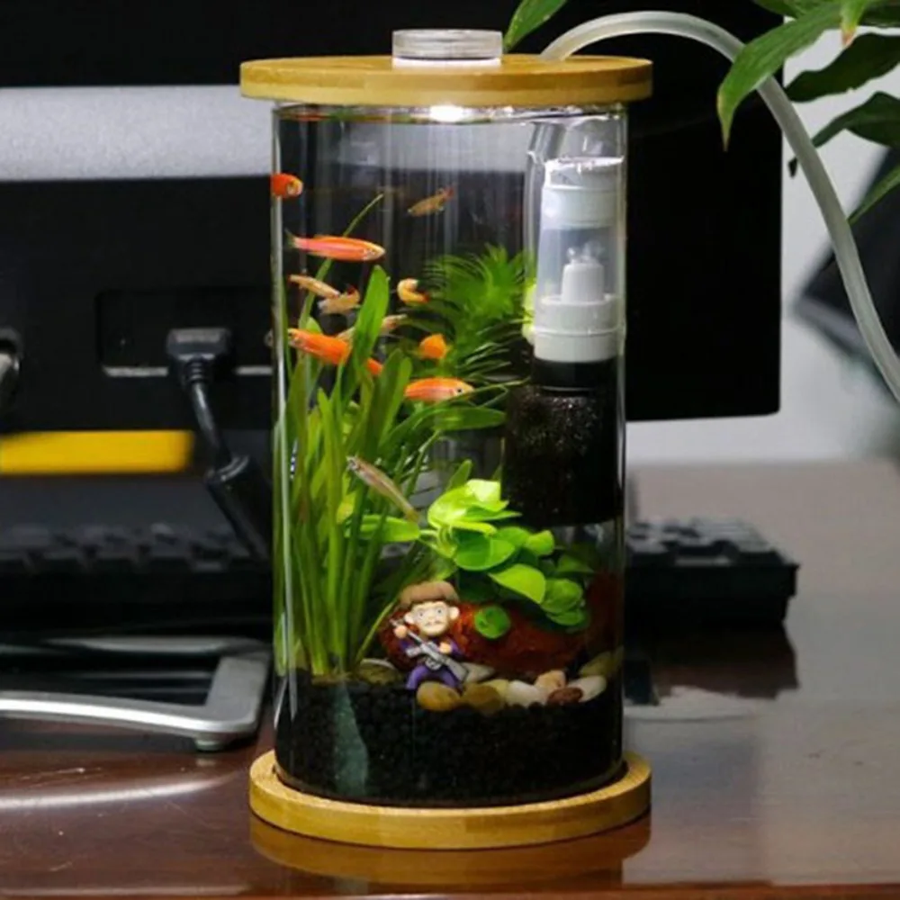 Practical Fish Tank Mini Small Fish Tank Filter Ultra-quiet Multi Layer Filter Media Filter