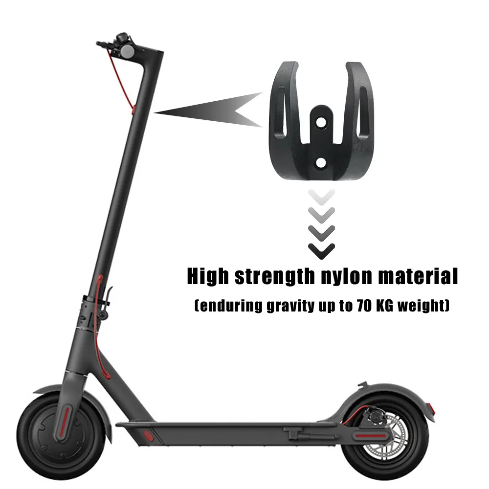 Electric Scooter Front Hook Hanger For Xiaomi M365 Pro 1S Scooter Accessories Bag Helmet Dual Claw Grips Storage Holder Hooks