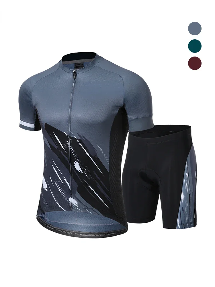 New Short-Sleeve Cycling Clothes Suit Summer Bike Road Bike Cycling Fixture