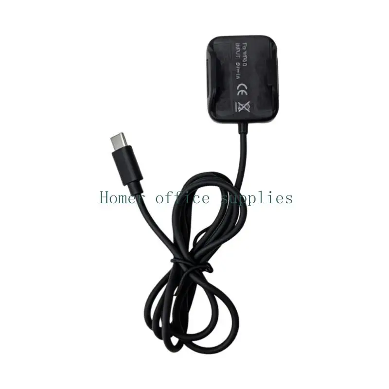 K43B Backup Charging Cable for Fitness Band Use, Contact Head and 1m Cord