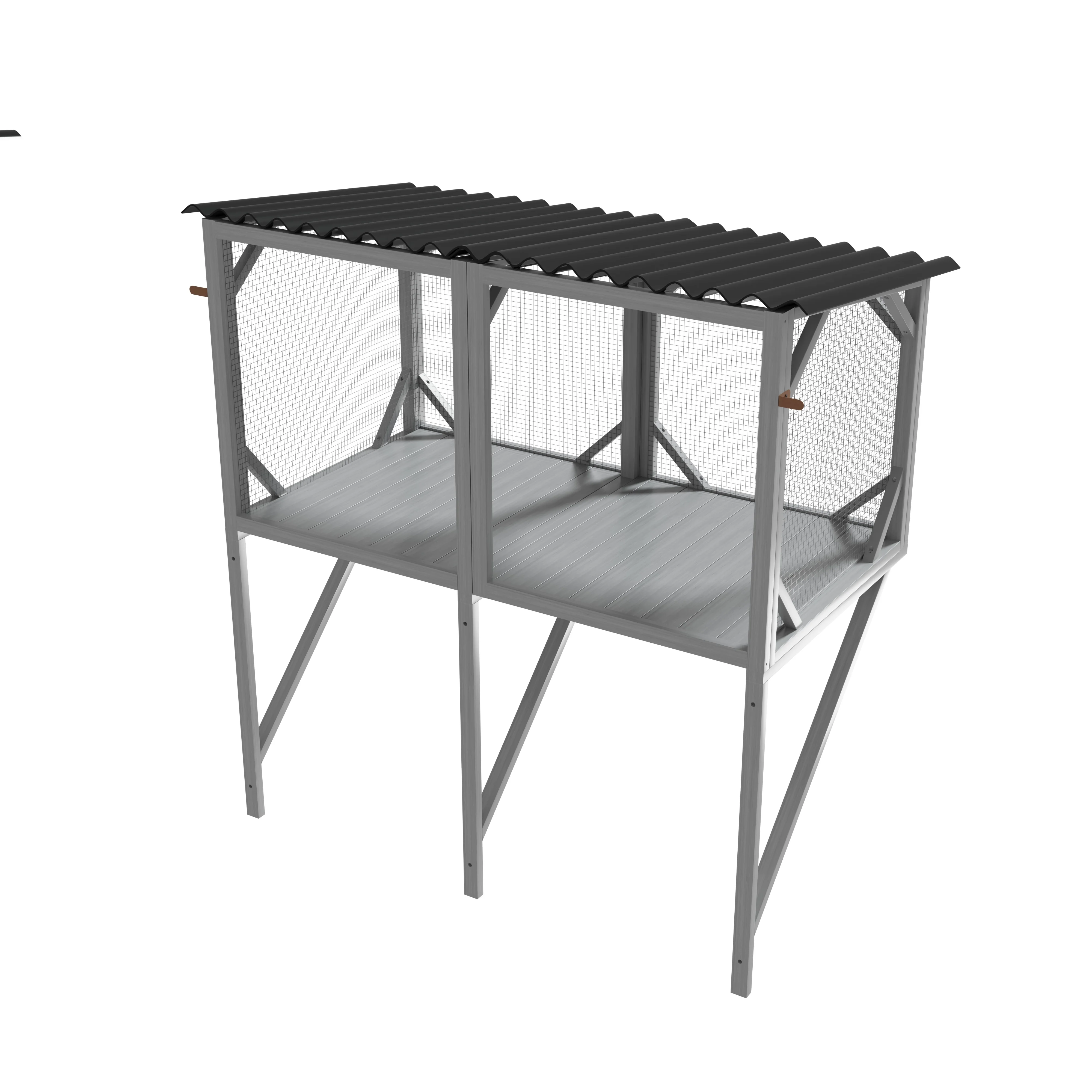 Perca per finestra Catio per gatti di grandi dimensioni da interni - Per prendere il sole, pisolino e sovratcezione, amaca per finestre in legno