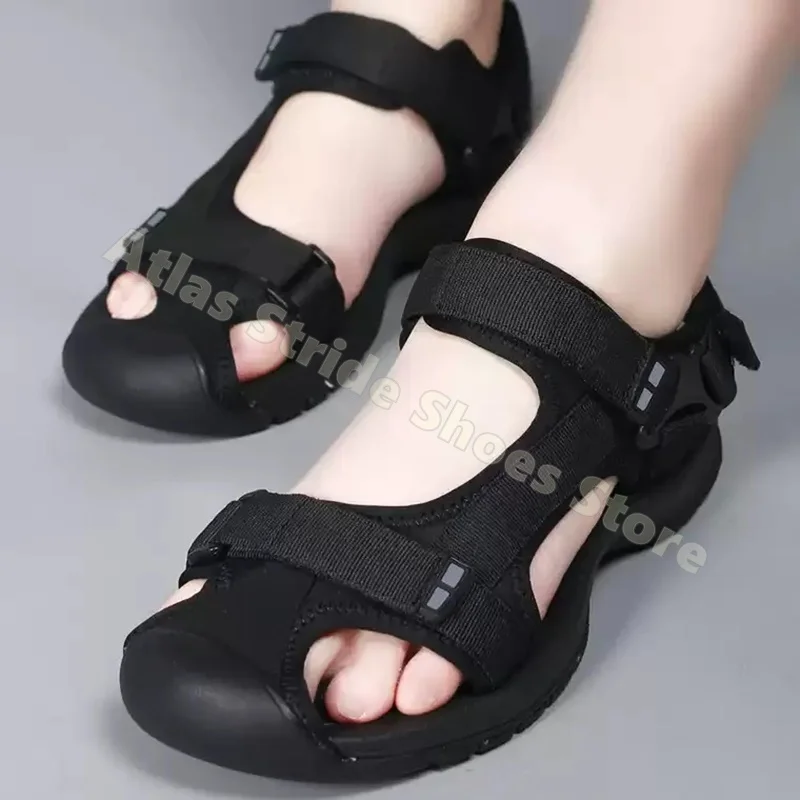 

Closed Toe Adjustable Strap Sport Sandals Non Slip Breathable Lightweight Comfortable Outdoor Hiking Beach Walking Casual Sandal