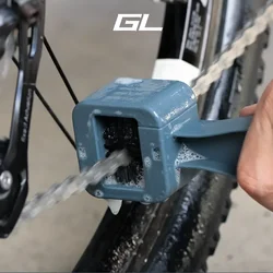 Cepillo de limpieza de cadena de bicicleta MTB, engranaje de cadena de plástico, cepillo de rueda Grunge, herramienta de limpieza portátil para bicicleta y motocicleta, cuidado de llantas de neumáticos