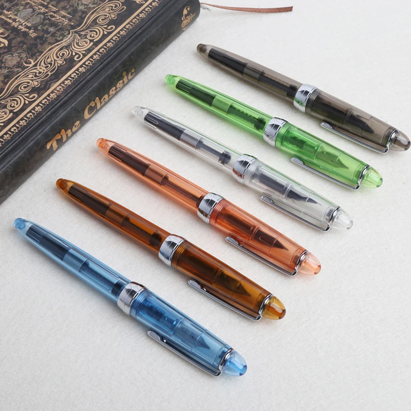 ADWE JINHAO 992 ปากกาหมึกซึมโปร่งใส 0.5 มม.เครื่องเขียนการเขียนเครื่องมือของขวัญ