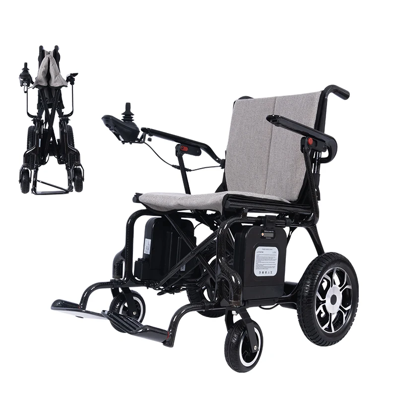 

Wireless Remote Control Off Road Manual Folding Lightweight Disabled Electric Wheelchair