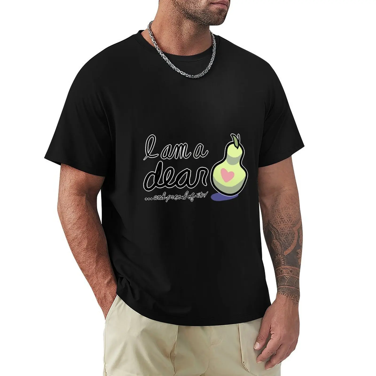 

Dear Pear T-Shirt High Elasticity Sports Tee Shirt