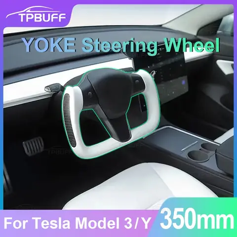 8 best sales steering wheel tesla - №3