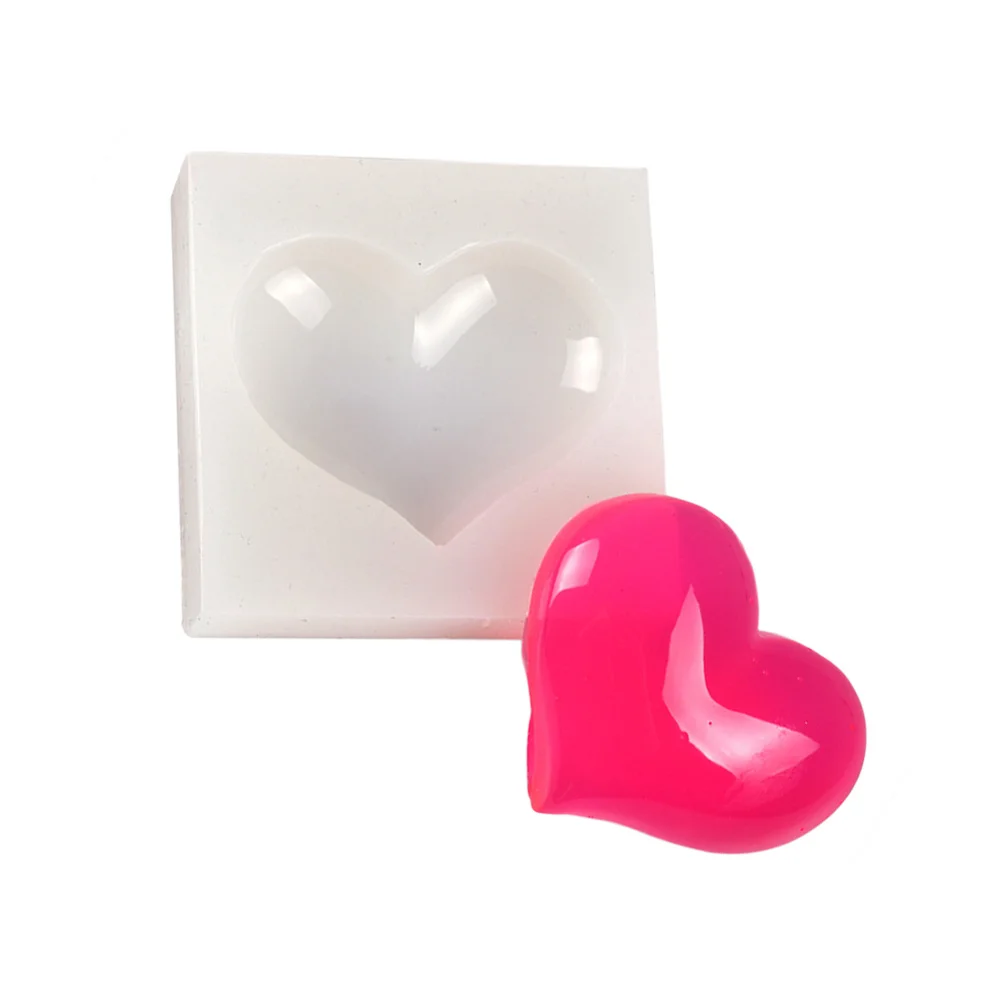 

1Pcs Silicone Heart Shape Mold Non-Stick Cake Decor Tool for Baking Fondant Chocolate Cupcake Candy Jelly DIY Baking Molds
